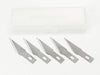 Tamiya Modeler's Knife Pro Straight Replacement Blades 5pcs Plastic Tool- Japan Figure Store - #1 Bring To You The Best Japanese Goods