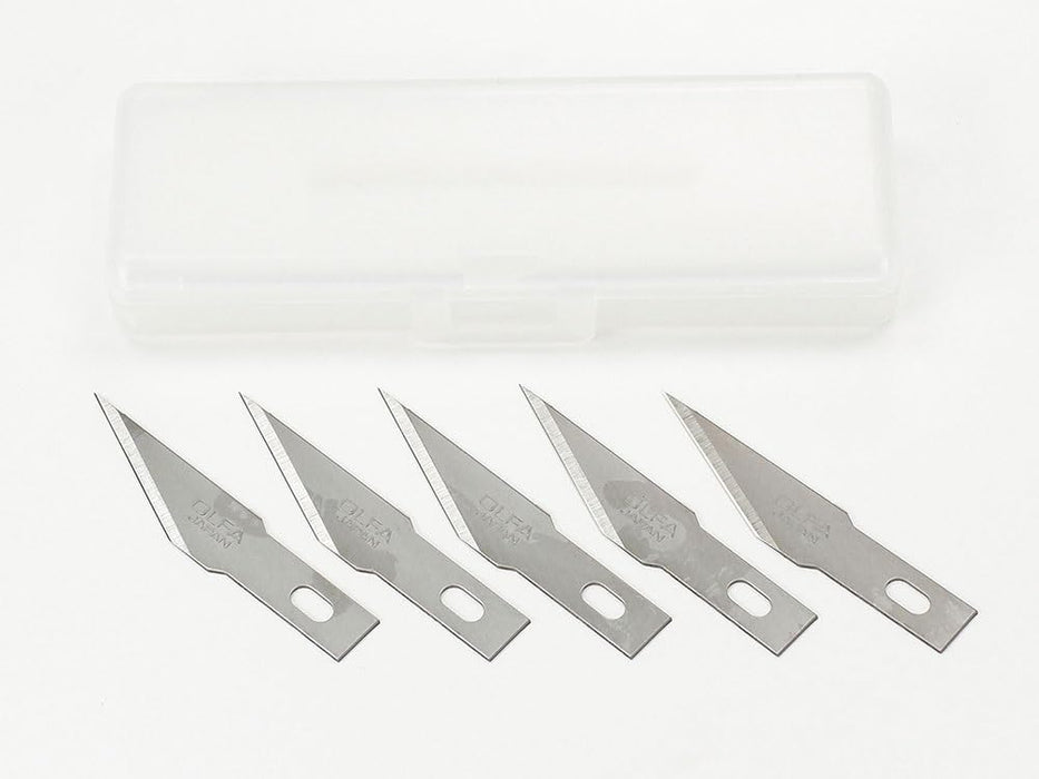 Tamiya Modeler's Knife Pro Straight Replacement Blades 5pcs Plastic Tool- Japan Figure Store - #1 Bring To You The Best Japanese Goods