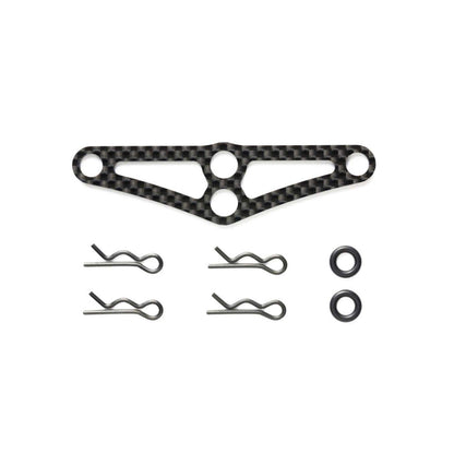Tamiya Carbon Body Mount Member for Touring Cars Front - RC Parts 54782- Japan Figure Store - #1 Bring To You The Best Japanese Goods