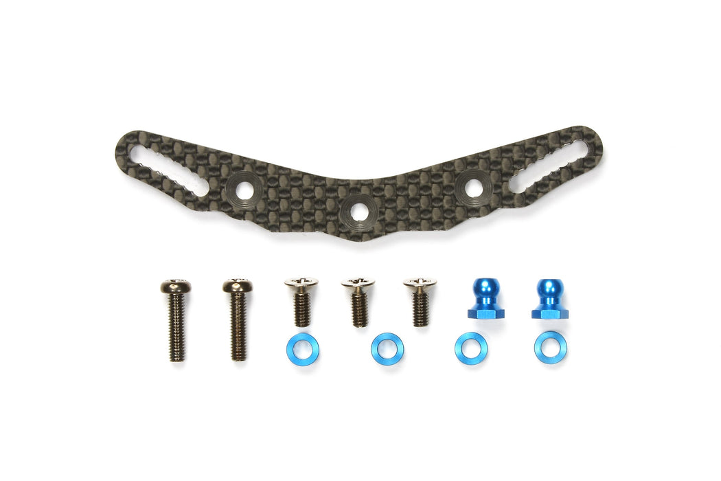 Tamiya 1523 Hop-Up Carbon Front Damper Stay 54523 for RC Models- Japan Figure Store - #1 Bring To You The Best Japanese Goods