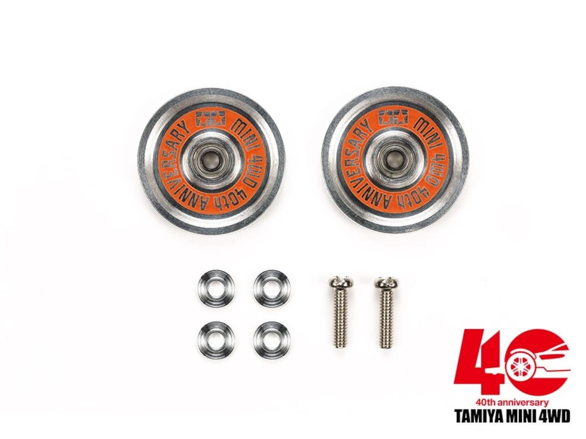 Tamiya Mini 4Wd 40th Anniversary 19mm Aluminum Bearing Roller Set 95643- Japan Figure Store - #1 Bring To You The Best Japanese Goods