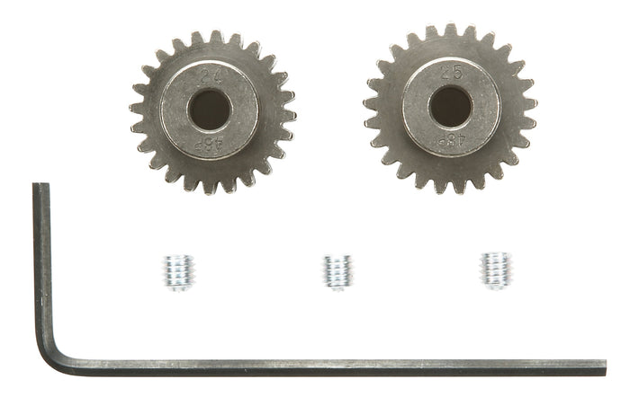 Tamiya Op.1218 48 Pitch Pinion Gears 24T 25T Hop-Up Options 54218- Japan Figure Store - #1 Bring To You The Best Japanese Goods