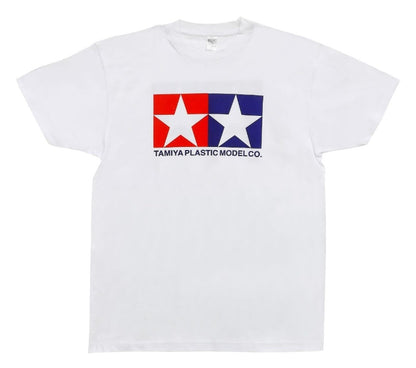 Tamiya White Cotton T-Shirt (L) - High-Quality Tamiya Original Goods- Japan Figure Store - #1 Bring To You The Best Japanese Goods