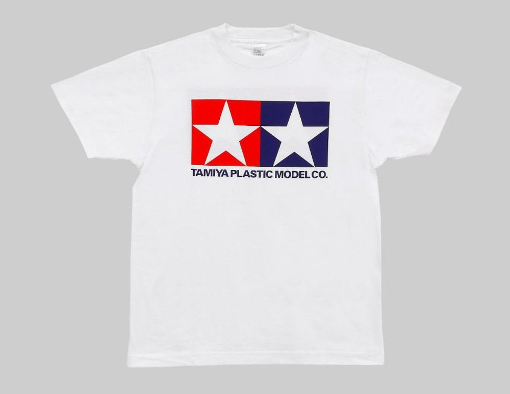 Tamiya T-Shirt S White Cotton 66710 - Durable Tamiya Original Apparel- Japan Figure Store - #1 Bring To You The Best Japanese Goods