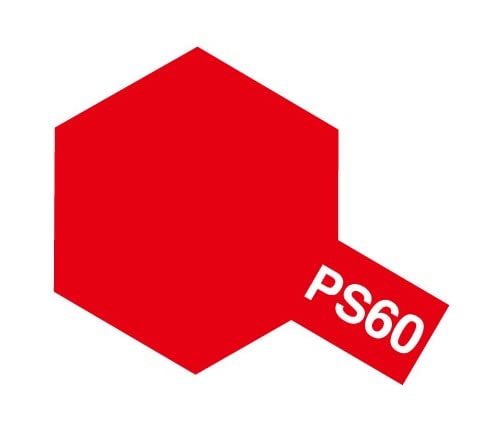 Tamiya Polycarbonate Spray PS-60 Bright Mica Red Model Paint 100ml- Japan Figure Store - #1 Bring To You The Best Japanese Goods