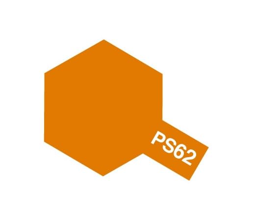 Tamiya PS-62 Pure Orange Polycarbonate Spray Paint 100ml - Model Kits 86062- Japan Figure Store - #1 Bring To You The Best Japanese Goods