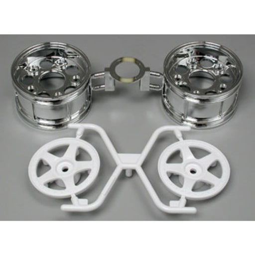 Tamiya R/C 2-Piece 5-Spoke Wheel Wide | Durable High-Performance Replacement- Japan Figure Store - #1 Bring To You The Best Japanese Goods