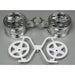 Tamiya R/C 2-Piece 5-Spoke Wheel Wide | Durable High-Performance Replacement- Japan Figure Store - #1 Bring To You The Best Japanese Goods