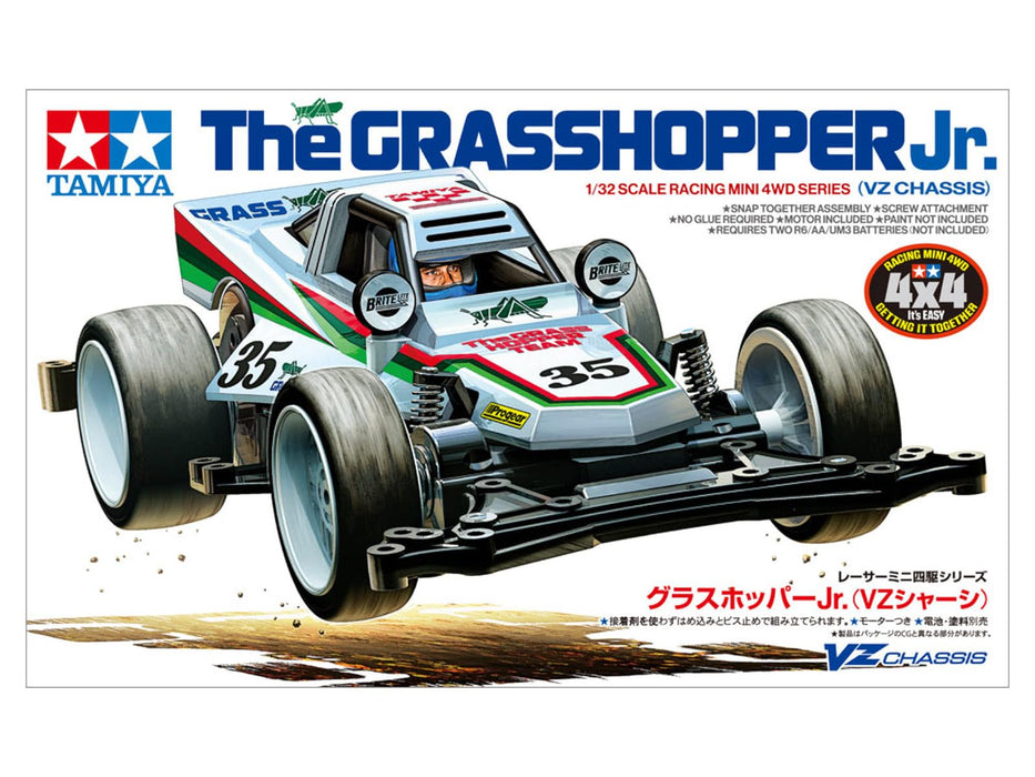 Tamiya Grasshopper Jr VZ Châssis Mini 4WD Racer Série 105