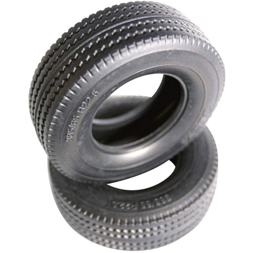 Tamiya Rc Big Truck Trailer Truck Tires Hard 30mm Width 2Pcs Model 56528- Japan Figure Store - #1 Bring To You The Best Japanese Goods
