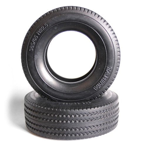 Tamiya Rc Big Truck Trailer Truck Tires Hard 30mm Width 2Pcs Model 56528- Japan Figure Store - #1 Bring To You The Best Japanese Goods