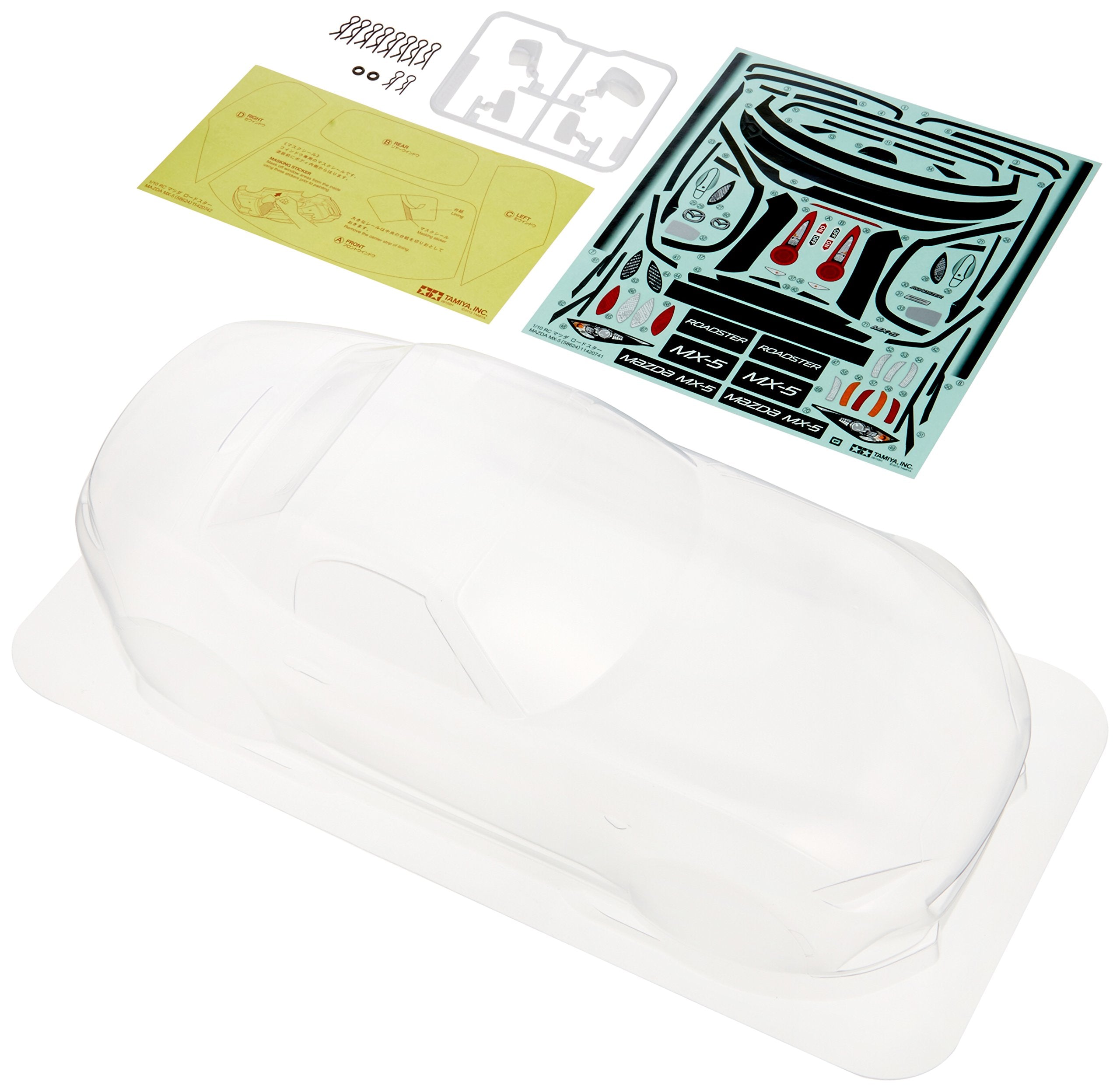 Tamiya Mazda Roadster Spare Body Set 1/10 RC Car Parts 51583- Japan Figure Store - #1 Bring To You The Best Japanese Goods