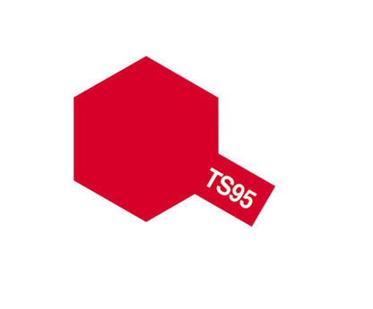 Tamiya Ts-95 Pure Metallic Red Paint - Model Plastic 85095 Tamiya- Japan Figure Store - #1 Bring To You The Best Japanese Goods