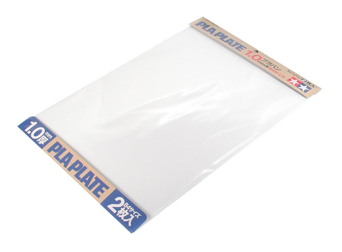 Tamiya Fun Craft Series White Plastic Sheet 1.0mm Thick B4 - 2 Sheets- Japan Figure Store - #1 Bring To You The Best Japanese Goods