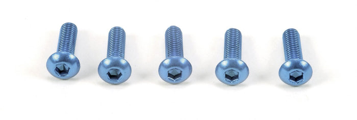 Tamiya Hop-Up Options 3x10mm Blue Button Head Screws 5-Pack- Japan Figure Store - #1 Bring To You The Best Japanese Goods