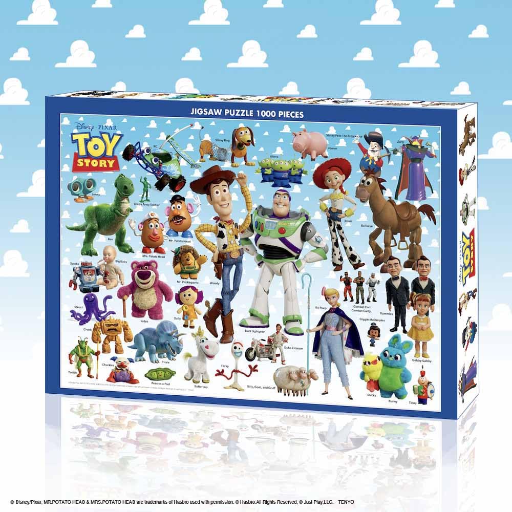 Tenyo Disney Toy Story 1000-Piece Jigsaw Puzzle with Glue and Spatula