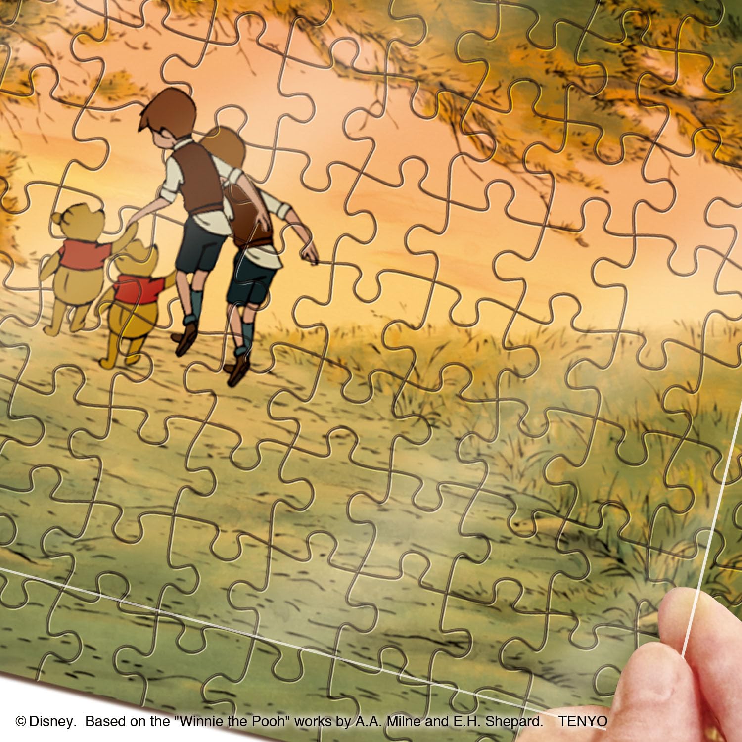 Tenyo Disney Winnie The Pooh 200-Piece Jigsaw Puzzle 22.5x32cm Made in Japan