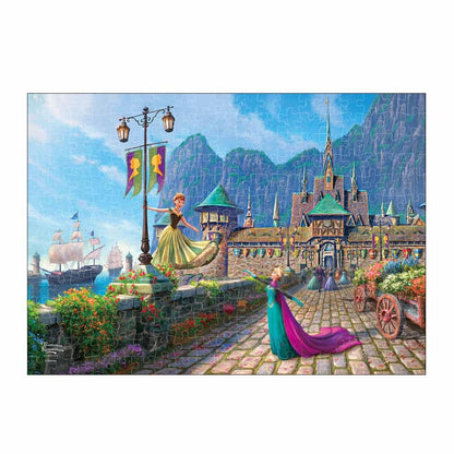Tenyo 266-Piece Stained Art Jigsaw Puzzle Disney Frozen Made in Japan