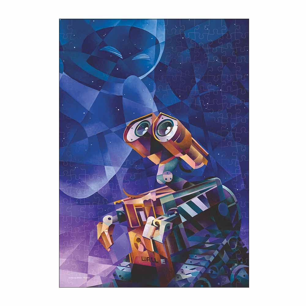 Tenyo Disney Wall E 266-Piece Stained Art Jigsaw Puzzle with Frame and Stand