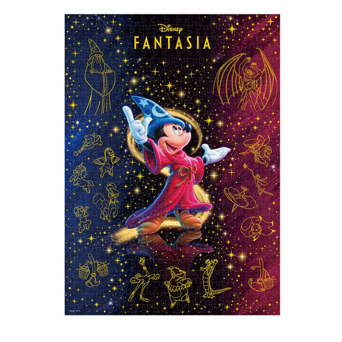 Tenyo Disney Fantasia 500-Piece Jigsaw Puzzle 35x49cm with Glue