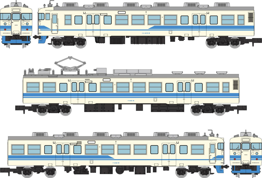 Tomytec Tetsudou Collection Jr413 Hokuriku Main Line 3-Car Set A Official Japan- Japan Figure Store - #1 Bring To You The Best Japanese Goods