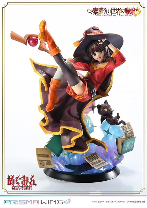 Prime 1 Studio Prisma Wing 1/7 Megumin and Chomusuke Figure - This Subarashii World- Japan Figure Store - #1 Bring To You The Best Japanese Goods