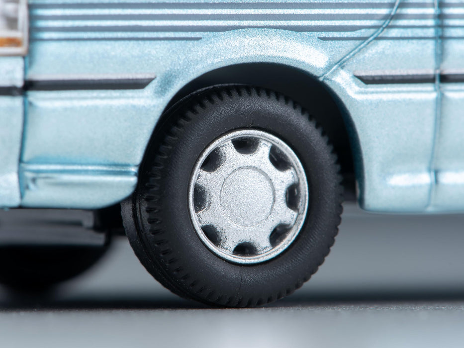 Tomytec 1/64 Toyota Hiace Wagon 1990 Model - White/Light Blue | Limited Vintage- Japan Figure Store - #1 Bring To You The Best Japanese Goods