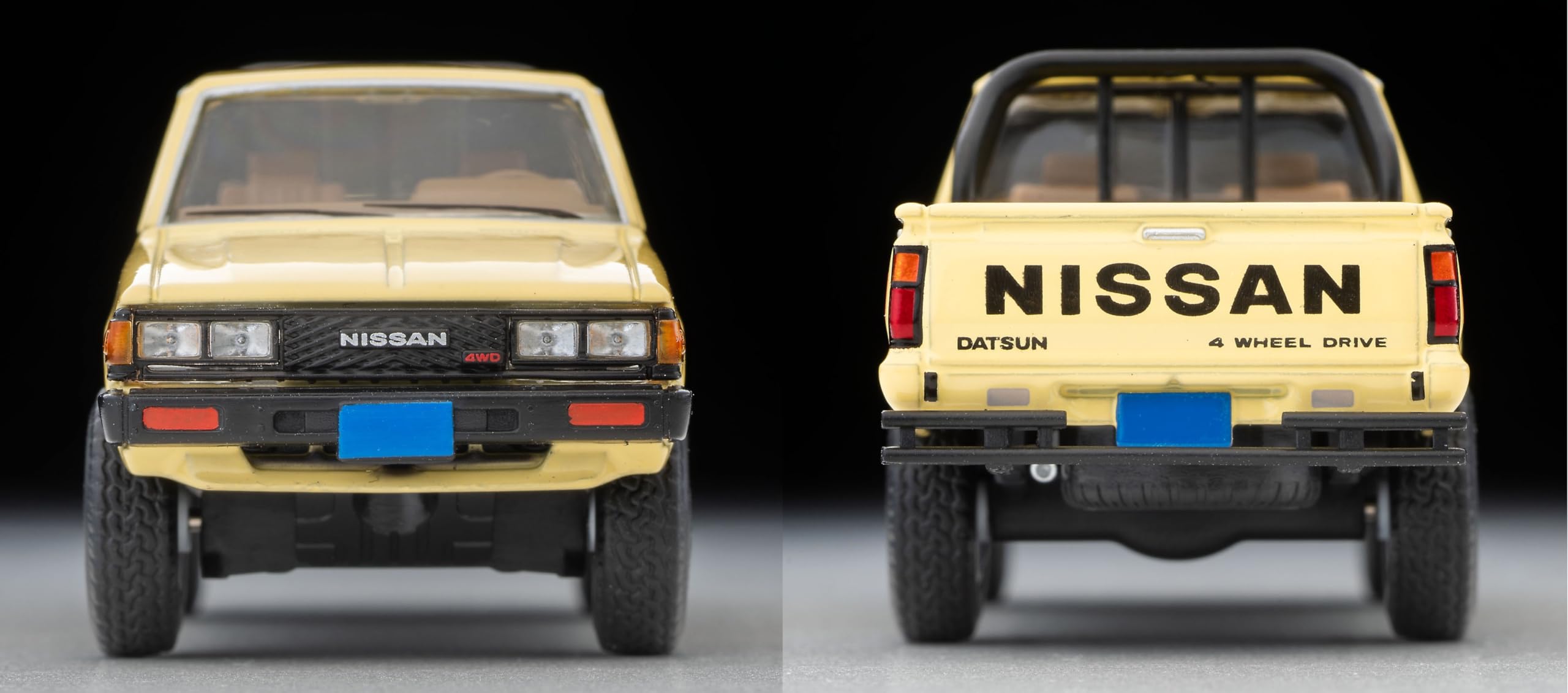 Tomytec Nissan Truck 4X4 King Cab Yellow - Tomica Limited Vintage Neo Lv-N321A- Japan Figure Store - #1 Bring To You The Best Japanese Goods
