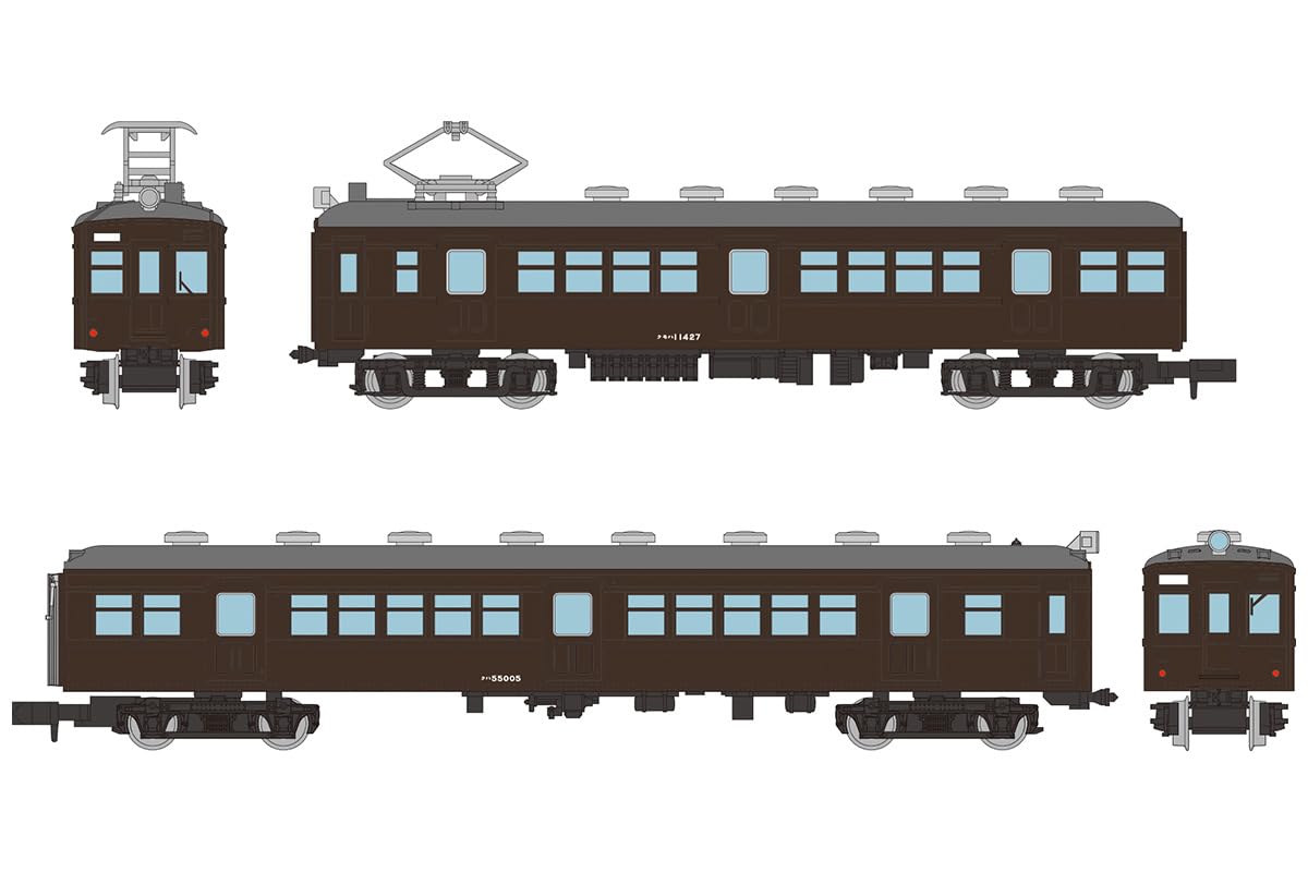 Tomytec Railway Collection Jnr Series 50 40 Ome Line 2-Car Set Diorama