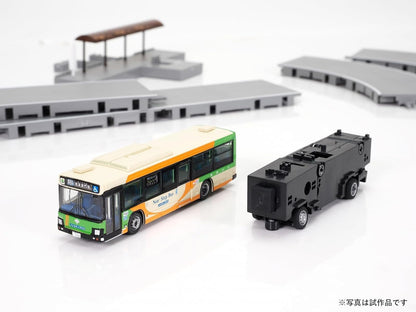 Tomytec Bus Collection Running System Set A4 Isuzu Elga Tokyo Diorama Supplies