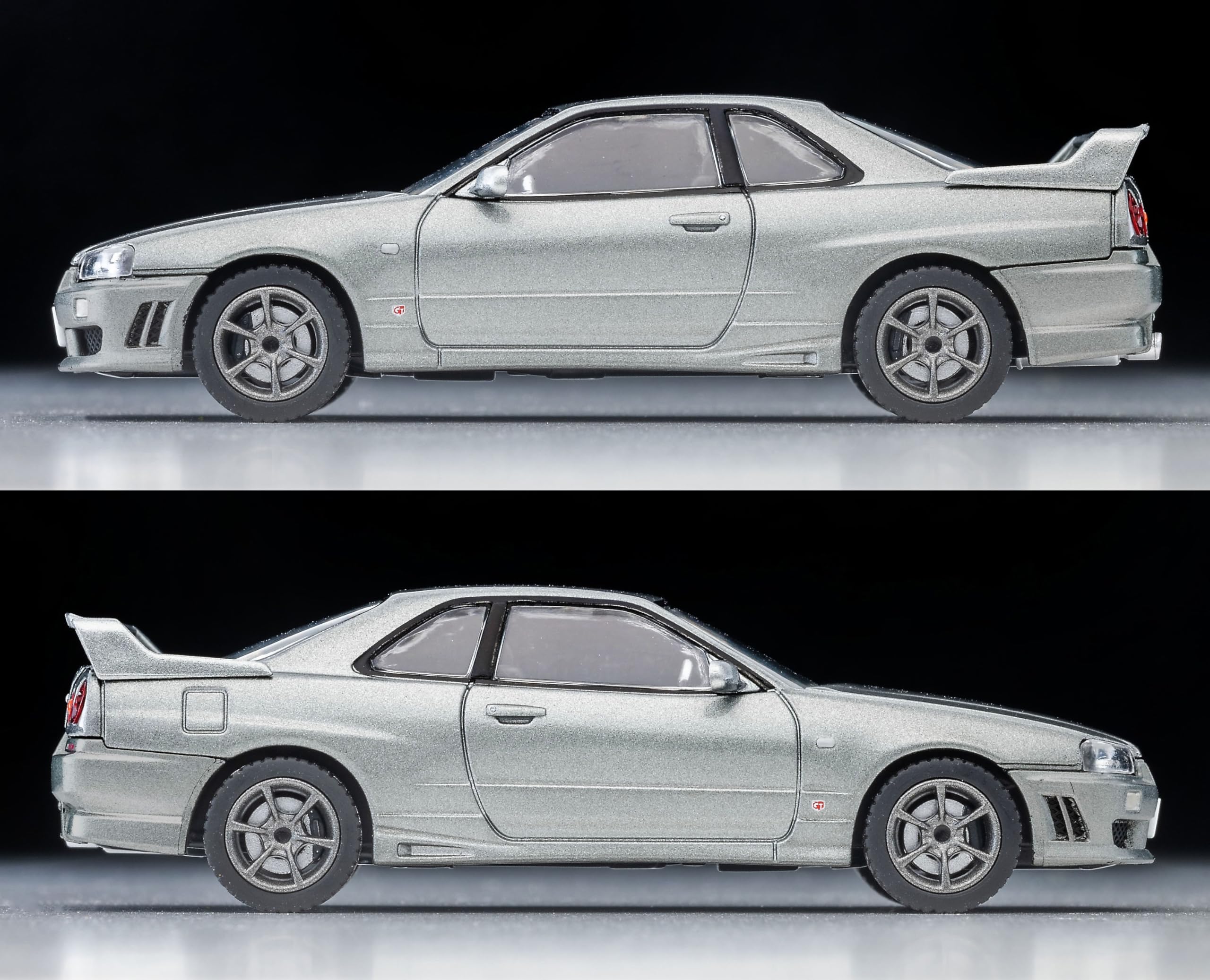 Tomytec 1/64 Nissan Skyline 2-Door 25GT Turbo Coupe Silver 2000 Model