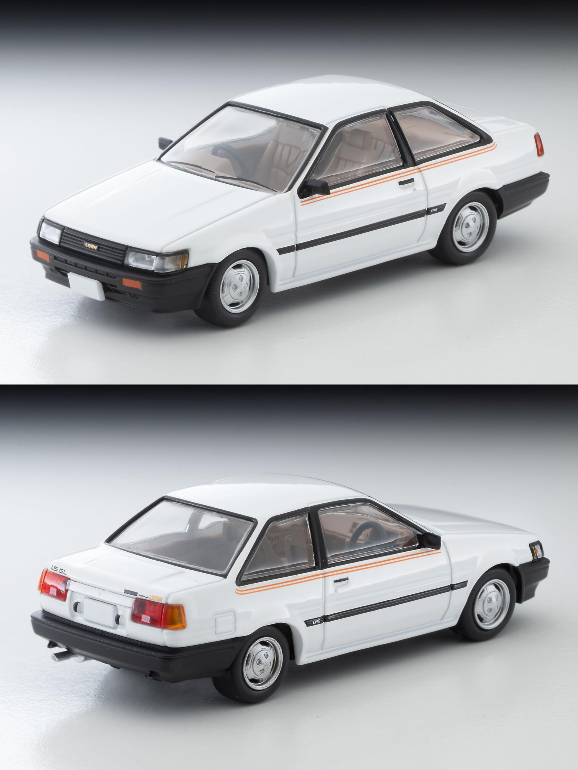 Tomytec 1/64 Toyota Corolla Levin 1983 Model Lime White TLV-N284E