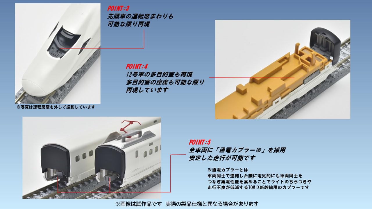 Tomytec Tomix N Gauge Jr E8 Yamagata Shinkansen Tsubasa Train Set 97203