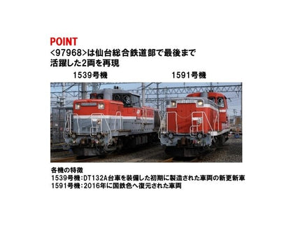 Tomytec Tomix N Gauge Jr DE10 1500 Diesel Locomotive Set 97968