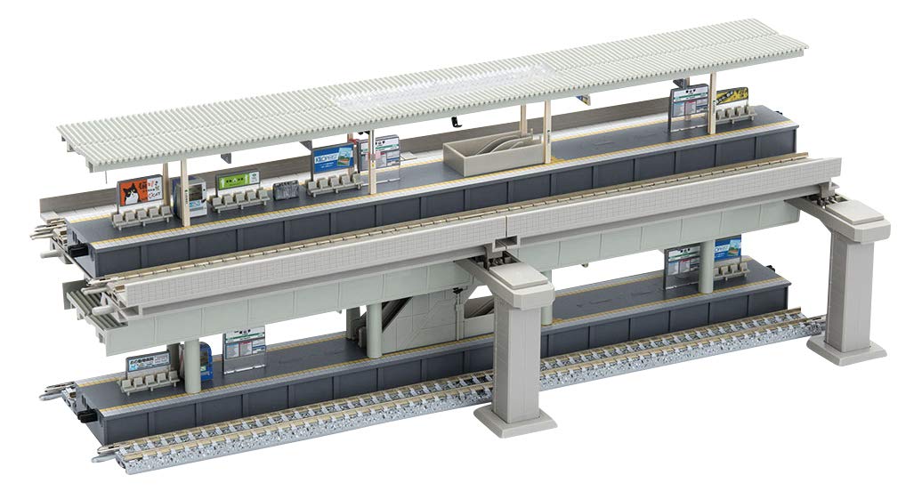 Tomytec Tomix N Gauge Elevated Double Track Station Extension 91044 Model Supplies- Japan Figure Store - #1 Bring To You The Best Japanese Goods