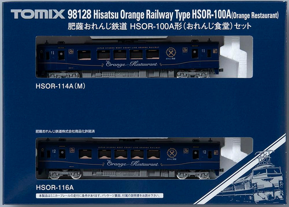 Tomytec Tomix N Gauge Hsor-100A Orange Restaurant Railway Model 98128- Japan Figure Store - #1 Bring To You The Best Japanese Goods