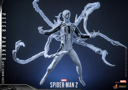 Hot Toys Spider-Man 2 Peter Parker 1/6 Scale Figure Anti-Venom Suit