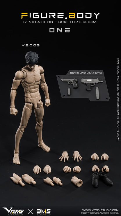 Vtoys X Bms Posable 1/12 Action Figure Vb003 Yellow Skin Japan Model- Japan Figure Store - #1 Bring To You The Best Japanese Goods