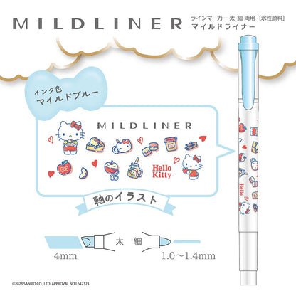 Zebra Mildliner Highlighter 5-Color Set Hello Kitty 50th Anniversary Design