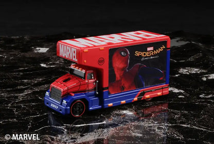 TAKARA TOMY Marvel Tune Tomica Mov.1.0 Ad Truck Spider-Man Homecoming 897040- Japan Figure Store - #1 Bring To You The Best Japanese Goods