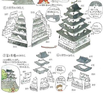 FUJIMI 500799 Castle Series No.4 Osaka Castle 1/700 Scale- Japan Figure Store - #1 Bring To You The Best Japanese Goods
