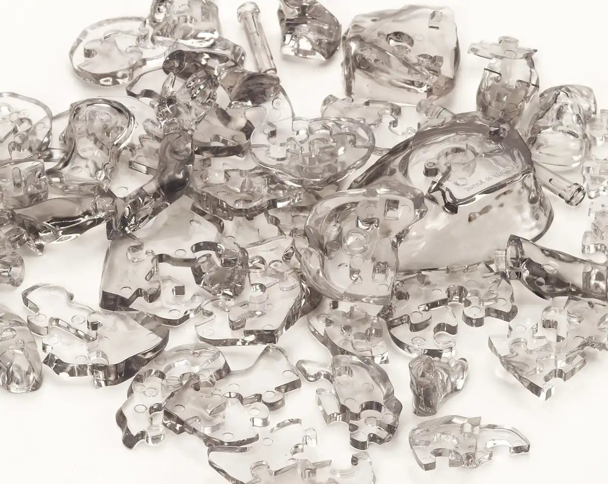 Beverly Crystal 3D Puzzle 484837 The Thinker (43 Pieces) Plastic 3D Puzzles- Japan Figure Store - #1 Bring To You The Best Japanese Goods