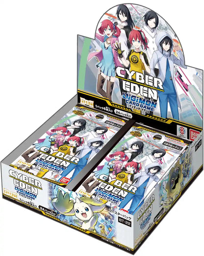 Bandai Digimon Card Game Booster Box Cyber Eden BT-22 (24 Packs)