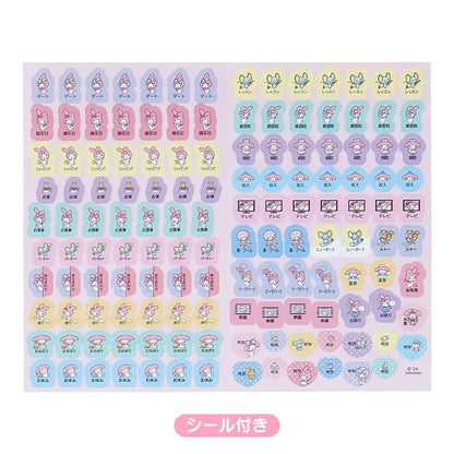 Sanrio My Melody 2025 Planner B6 Diary with Schedule Stickers and Bookmark- Japan Figure Store - #1 Bring To You The Best Japanese Goods