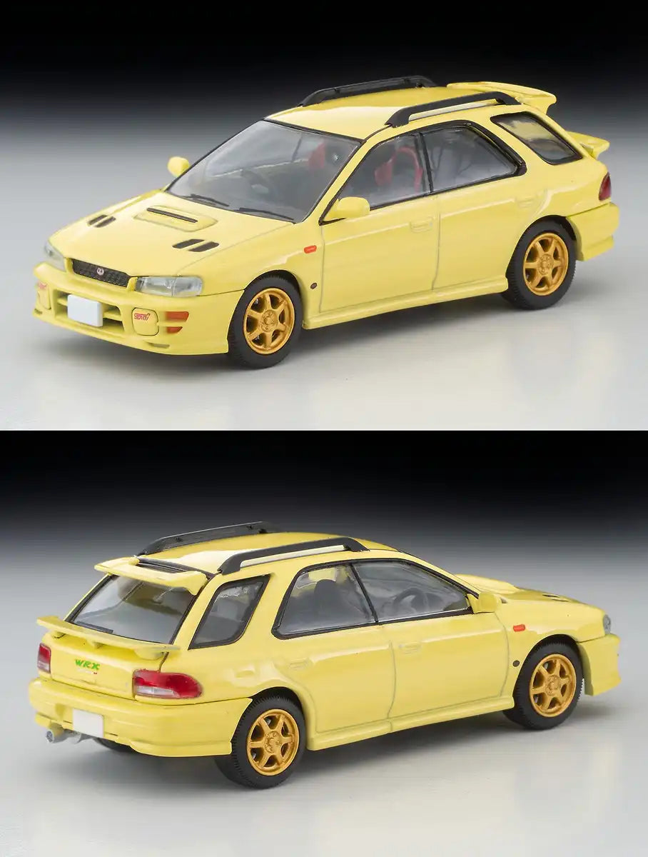 Tomytec Tomica Limited Vintage Neo 1/64 Yellow Subaru Impreza Wrx Sti Japan 320371- Japan Figure Store - #1 Bring To You The Best Japanese Goods