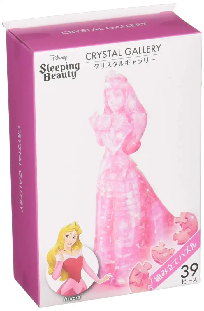 Hanayama Crystal Gallery 3D Puzzle Disney Sleeping Beauty Princess Aurora 39 Pieces Japanese 3D Puzzle Figure- Japan Figure Store - #1 Bring To You The Best Japanese Goods
