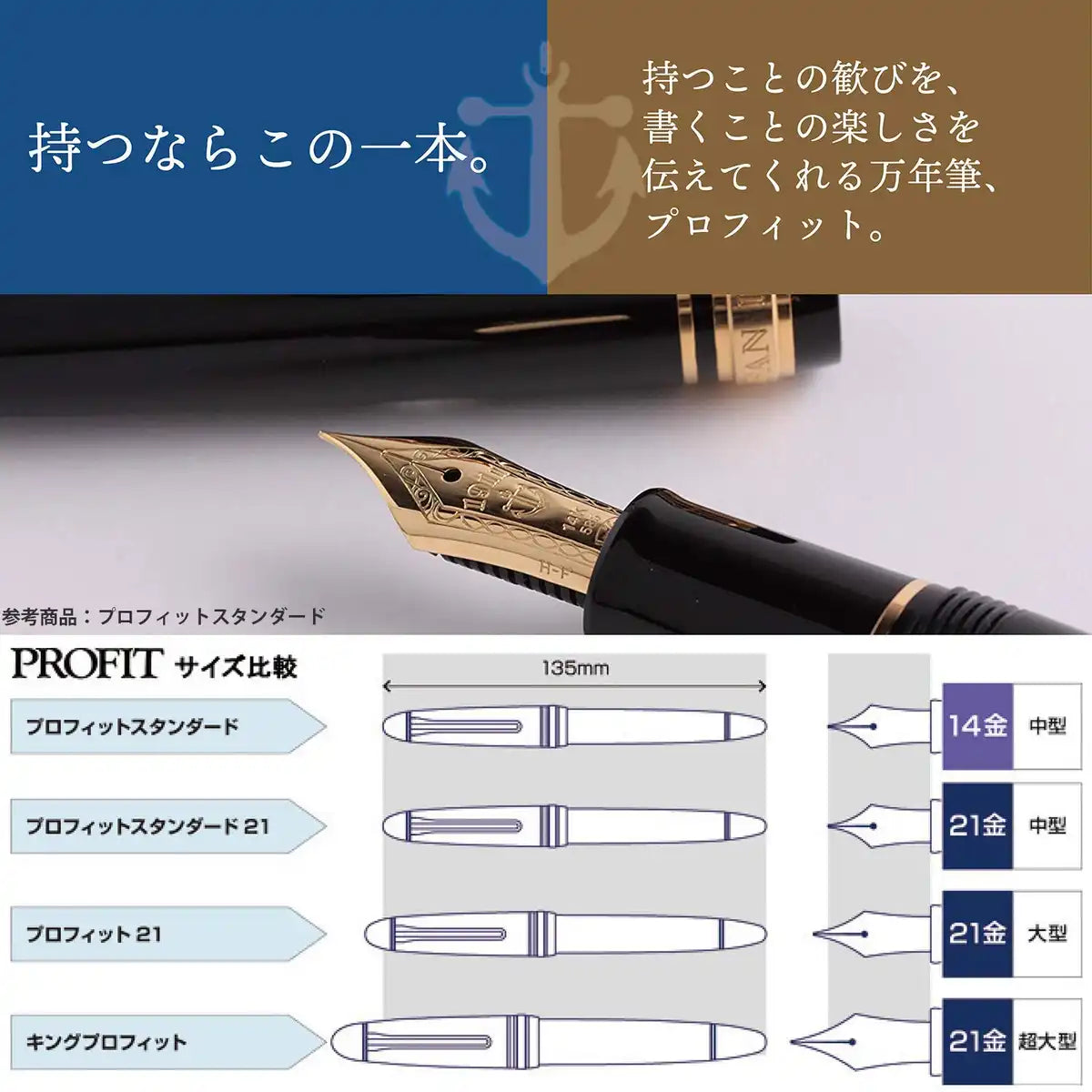 SAILOR Profit 21 Fountain Pen Silver 1911 Black F 11-2024-220- Japan Figure Store - #1 Bring To You The Best Japanese Goods