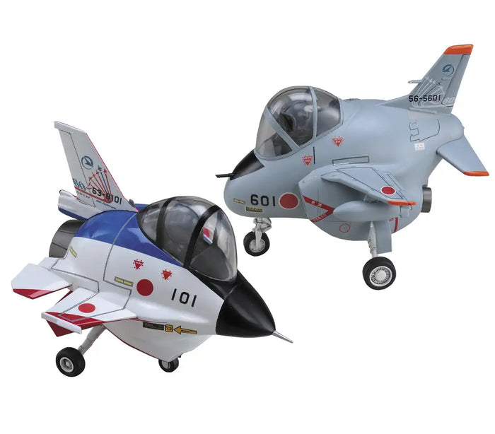 Hasegawa Egg Plane Japan Air Self-Defense Force F-2 & T-4 60Th Anniversary Model 60513- Japan Figure Store - #1 Bring To You The Best Japanese Goods