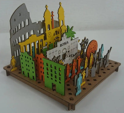 HACOMO Pusupusu Paper Craft Rome- Japan Figure Store - #1 Bring To You The Best Japanese Goods