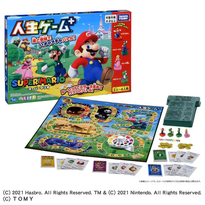 Takara Tomy Super Mario Life Game Plus Adventure Board Game- Japan Figure Store - #1 Bring To You The Best Japanese Goods